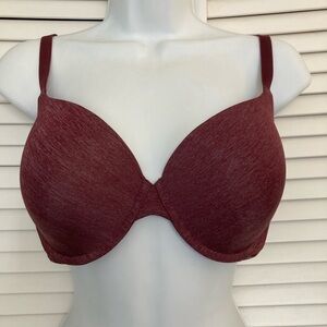 Women's Burgundy Bra Calvin Klein UKURAN 36 D